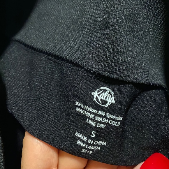 Brand is katya. Size small and black. Compressive - Picture 3 of 3